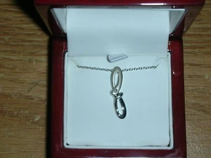 Gewagte Diamanten Sterlingsilber mit Diamant persönlicher Anhänger mit Kette 129 $ - Bild 1 von 4