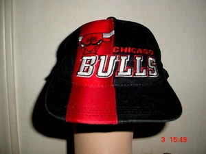 Basketball Chicago Bulls Red Black Baseball Hat Cap-Snap Back-a - Imagen 1 de 1