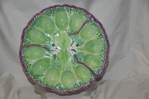 Light Green Round Egg Plates ~ Holds 12 eggs~ Lotus ~1995 - Bild 1 von 3