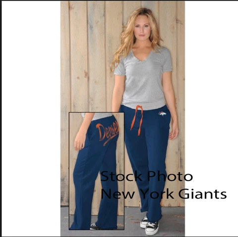 NFL New York GIANTS For Her True Fan  Women's Fleece Sweat  Pants ~ Large Cover