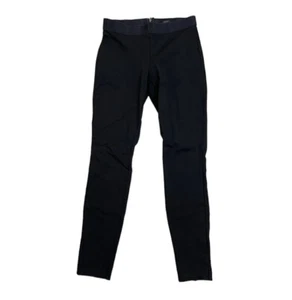 J. Crew Black Pixie Ponte Dressy Skinny Pants sz 2 Regular Classic Cropped Ankle - Picture 1 of 12