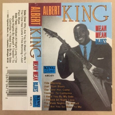 Albert King Mean Mean Blues New Cassette Just Plain Blues Why You So Mean To Me - Image 1 of 2