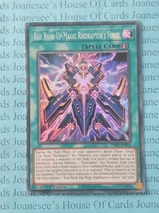 Rise Rank-Up-Magic Raidraptor's Force PHNI-DE056 Super Rare Yu-Gi-Oh Karte Neu - Bild 1 von 3