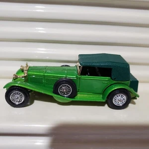 Matchbox Lesney Yesteryear Y16 GREEN MERCEDES GREEN PLASTICS but has Black Seats - Picture 1 of 11
