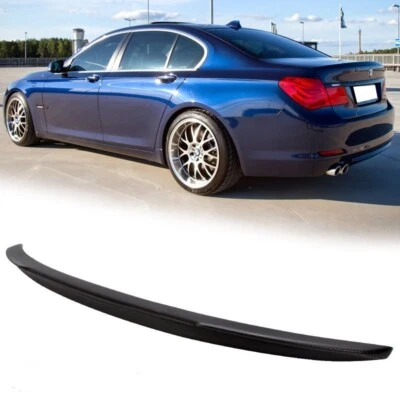 Carbon V Look Trunk Spoiler 7-Series For BMW F01 F02 4DR Sedan 2009-2015 760Li Foto 1 de 4