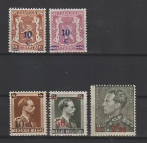 Bélgica - 1941 - COB 568/72** - Scott 312/6 - MNH - - Imagen 1 de 1