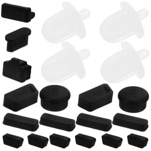 24 szt. USB -wtyczki kurzowe - Zestaw Pokrywa otworu USB - Wtyczka -osłona ochronna - Zdjęcie 1 z 12