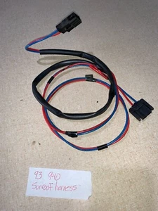 91 92 93 94 95 Volvo 940 Wagon sunroof wire harness wiring - Picture 1 of 3