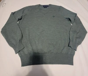 Polo Ralph Lauren Golf Mens Sweater Size Medium Green 100% Merino Wool Light - Picture 1 of 4