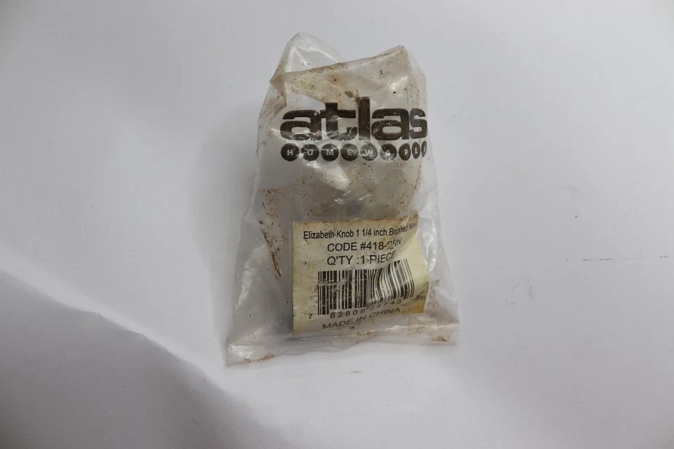 Atlas Homewares Elizabeth perilla de gabinete geométrica níquel cepillado 1-1/4" 418-BRN Foto 1 de 1