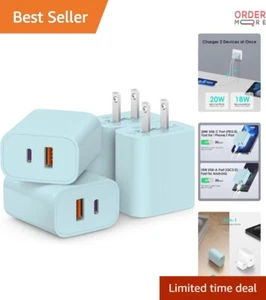 USB C Charger Block Fast Charging Multiport Adapter for Smartphones Tablets - Picture 1 of 8