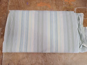 Lenzuolo piatto doppio Eddie Bauer Home "Green Stripes" - Foto 1 di 4