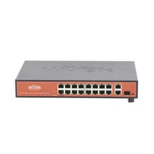 WI-TEK Switch WI-PS518G Long-Range PoE 802.3af/at/bt Unmanaged 200W - Picture 1 of 5