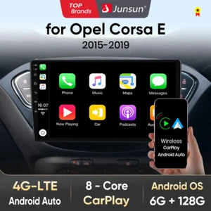 Radio de coche 6G+128 GB Android13 CarPlay DAB+GPS Navi para Corsa E 2015-19 4G LTE RDS - Imagen 1 de 19