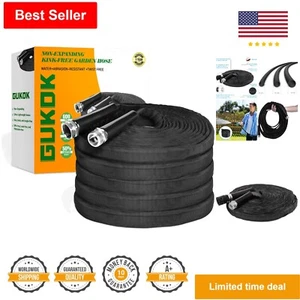 Ultra Flexible Garden Hose - Lightweight, Durable, Kink-Free - 50-Feet x 5/8" - Picture 1 of 9