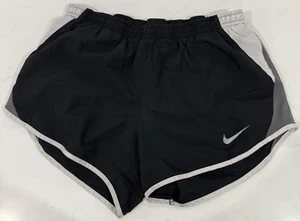 Pantalones Cortos para Correr Nike para Mujer DRI-FIT Calzoncillos Forrados Negros Gris Talla Pequeña Cordón - Imagen 1 de 5
