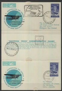 AUSTRALIA NEW ZEALAND 1958 KINGSFORD SMITH FLIGHT COVER (ID:101/D15334) - Picture 1 of 1
