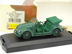 Victoria Militär Armee 1/43 - VW Cabrio Hebmuller Militärpolizei Mit Türen - Bild 1 von 1