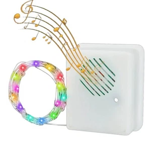DIY Christmas Sound Sensor with LED String Decorative Lights Christmas8537 - Picture 1 of 16
