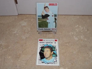 2 CT LOT OF 1970 TOPPS BROOKS ROBINSON CARDS HOF83 - Picture 1 of 3