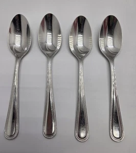 Lenox Regan Edelstahl 18/10 Besteck Perlen Silberbesteck 4er Set  - Bild 1 von 6