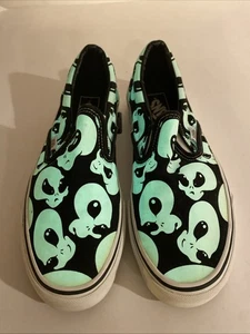 Vans Slip-On Alien Ghost Glow In The Dark Unisex Sneaker Herren 8 Damen 9,5 - Bild 1 von 14