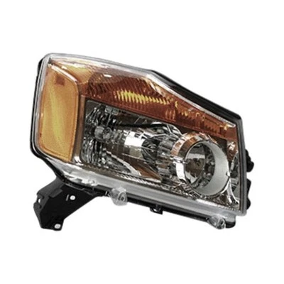 For Nissan Titan 08-15 TYC Passenger Side Replacement Headlight CAPA Certified Foto 1 de 3