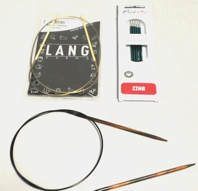 Stricknadel-Set 3-teilig, Lang Yarns, Lana Grossa,  Knit Pro Nadels - Bild 1 von 4