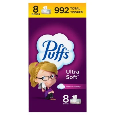 Puffs Ultra Soft Back to School Facial Tissue