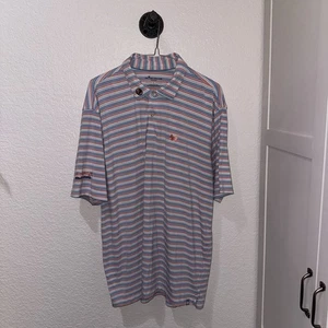 Scotty Cameron Mens Striped Peter Millar Polo Blue Pink Large - Picture 1 of 4