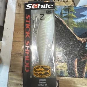 SEBILE STICK SHADD SS-182 Sinking 4-3/4oz. Ghostescent. NIP - Picture 1 of 3