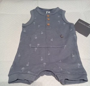 Modern Moments By Gerber Jersey Romper Size 0-3 Months - Picture 1 of 5