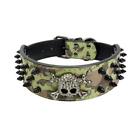 Soft Spiked Studded PU Leather Dog Collar For Large Dogs