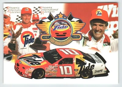NASCAR Ricky Rudd Tide 1997 Winston Cup Series Calendario Foto 5x7 Postal 10 Años Foto 1 de 2