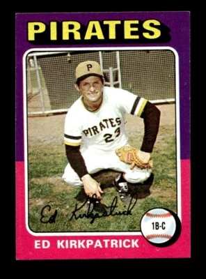 1975 Topps MINI #171 Ed Kirkpatrick Pirates EX-MT+ *8z - Image 1 of 2