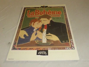 VINTAGE ARIZONA OPERA PUCCINI'S LA BOHEME POSTER SEASON OF THE MASTERPIECE PRINT - Picture 1 of 7