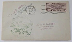 Los Angeles California airport terminal dedication April 18 1930 airmail - Picture 1 of 2
