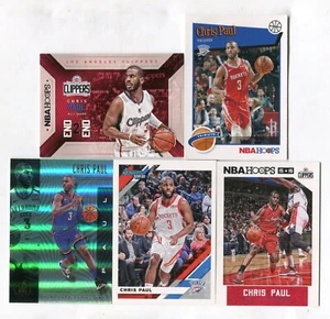 Chris Paul 5 Card Basketball Card Lot HORNETS CLIPPERS THUNDER SUNS (LOT 30) - Picture 1 of 1