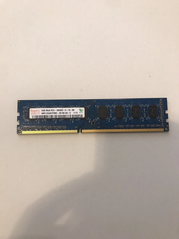 2gb PC3-10600U DDR3 1333MHz DIMM Intel CPU memoria RAM - Immagine 1 di 2