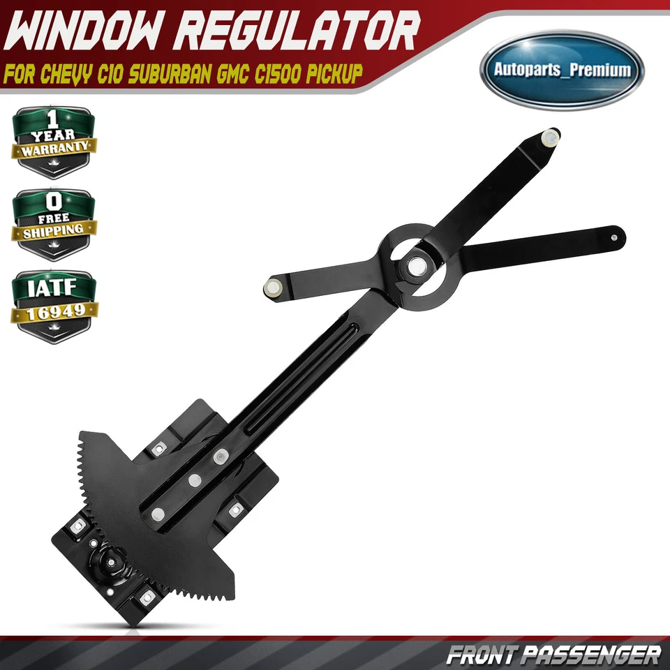Regulador de ventana manual delantero derecho para camioneta Chevy C10 Suburban GMC C15/C1500 Foto 1 de 4