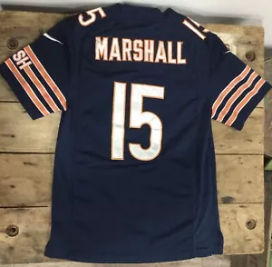 NIKE NFL On Field Chicago Bears BRANDON MARSHALL #15 WR Football Jersey🏈BOYS XL - Picture 1 of 24