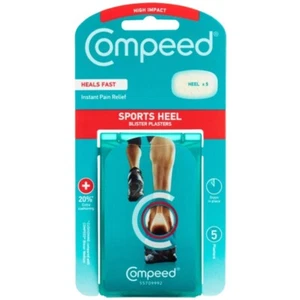 Compeed Blister Plasters 5pk - Sports Heel High Impact Extra Cushioning Blisters - Picture 1 of 2