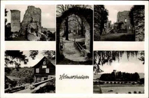 ~1950/60 Helmarshausen bei Bad Karlshafen, Hessen, Rund um die Kuckenburg AK - Picture 1 of 2