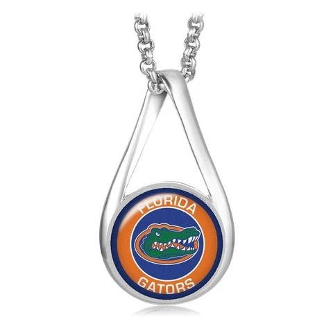 University of Florida Gators Womens Sterling Silver Necklace Gift D28 Cover