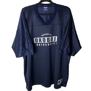 USA University Iowa Sports Football Okoboji Navy Blue Jersey Men's Size 2XL - Picture 1 of 11