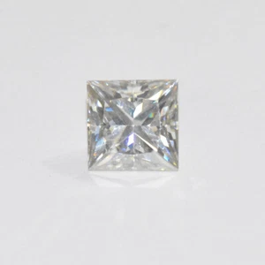 3.50-4.50 Ct Princess Cut Off-White Lab Created Diamond Great Certified Jewelry - Picture 1 of 5