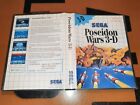 ## Sega Maître Système - Poseidon Guerres 3 D - Haut / Ms Jeu ##