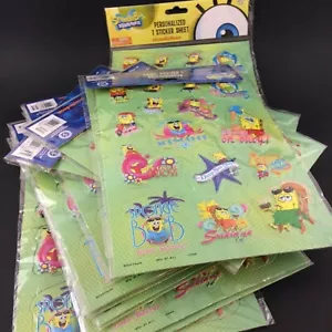 15 Packages Spongebob Squarepants Nickelodeon Raised 3D Sticker Sheets NEW 200+ - Picture 1 of 10