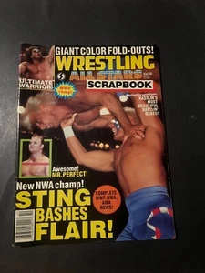 STING/RIC FLAIR- MR PERFECT-Wrestling All Stars Magazine Scrapbook Vol 10~1990 - Picture 1 of 6