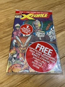 Vintage Marvel Comics X-Force Comic Book #1 August 1991  Polybag KG - Picture 1 of 10